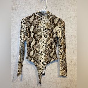 Snake Print Top